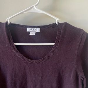 LOFT Small Petite Long Sleeve Sweater Purple